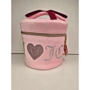 Juicy Couture I Love Juicy Round Travel Cosmetics Bag